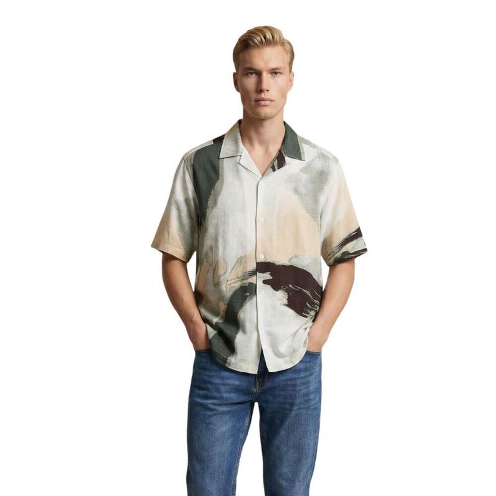 Only & Sons Bicolor Viscose Shortsleeve Men's Shirt